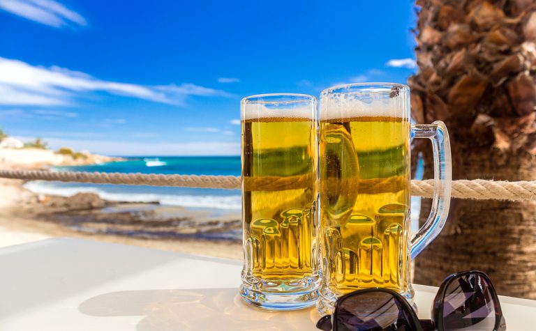 Chiriguito's beach bar, Punta Prima, Costa Blanca, Spain