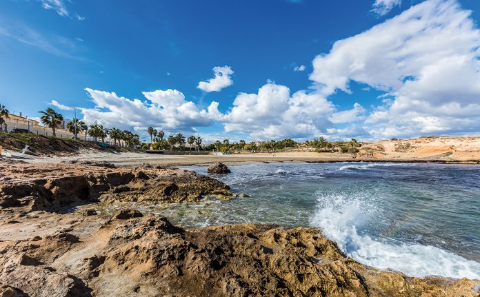 Revealed: the hidden beach of Playa Flamenca, Orihuela Costa