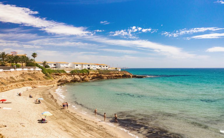 Cala Cerrada beach, La Zenia, Orihuela Costa