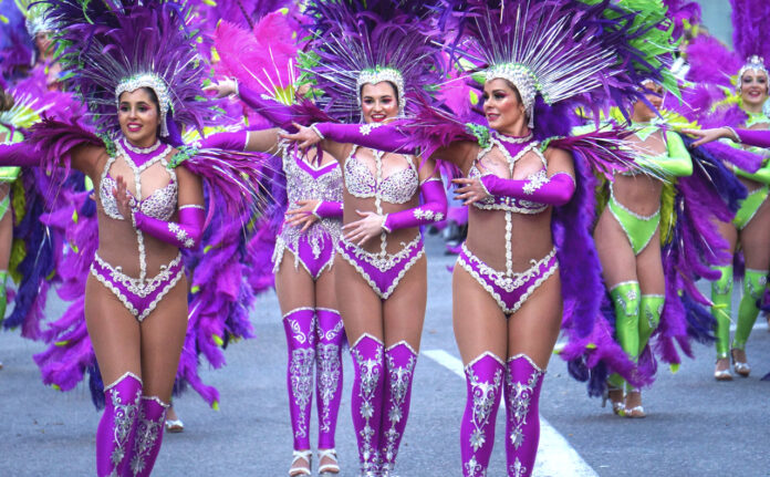 Torrevieja Carnival 2023 and grand parade, Costa Blanca, Spain