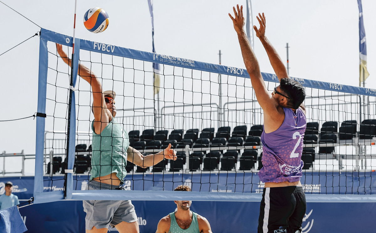 Beach volleyball tournament in La Zenia