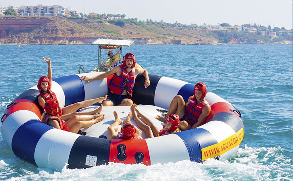 Jetski, paragliding, banana boats, and pedalos in La Zenia