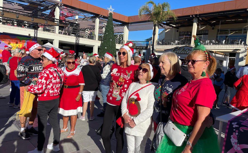 Santas Walk charity fun run at La Zenia Boulevard