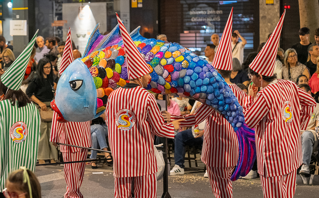 The Burial of the Sardine Festival Parade in Murcia