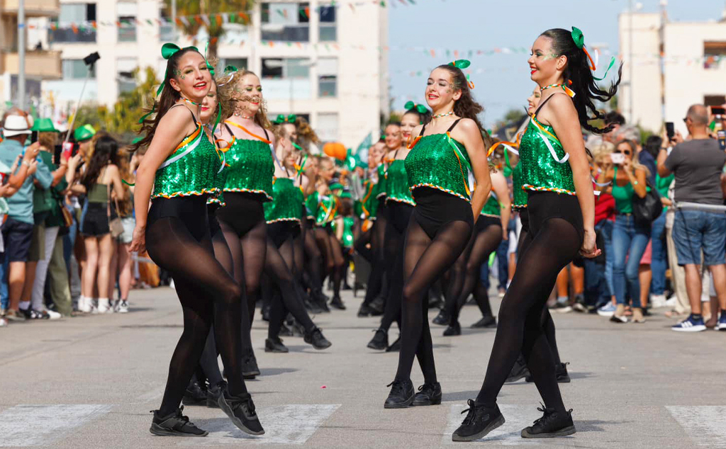 Cabo Roig St Patrick's Day Parade in Orihuela Costa