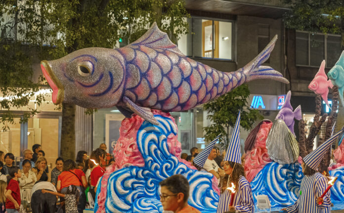 The Burial of the Sardine Festival Parade in Murcia