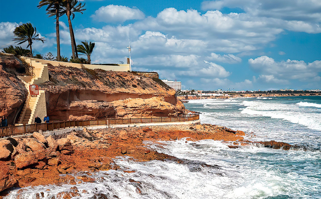 The magnificent Sendero Azul coastal walk in Cabo Roig