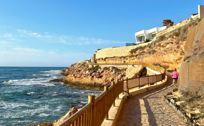 The magnificent Sendero Azul coastal walk in Cabo Roig